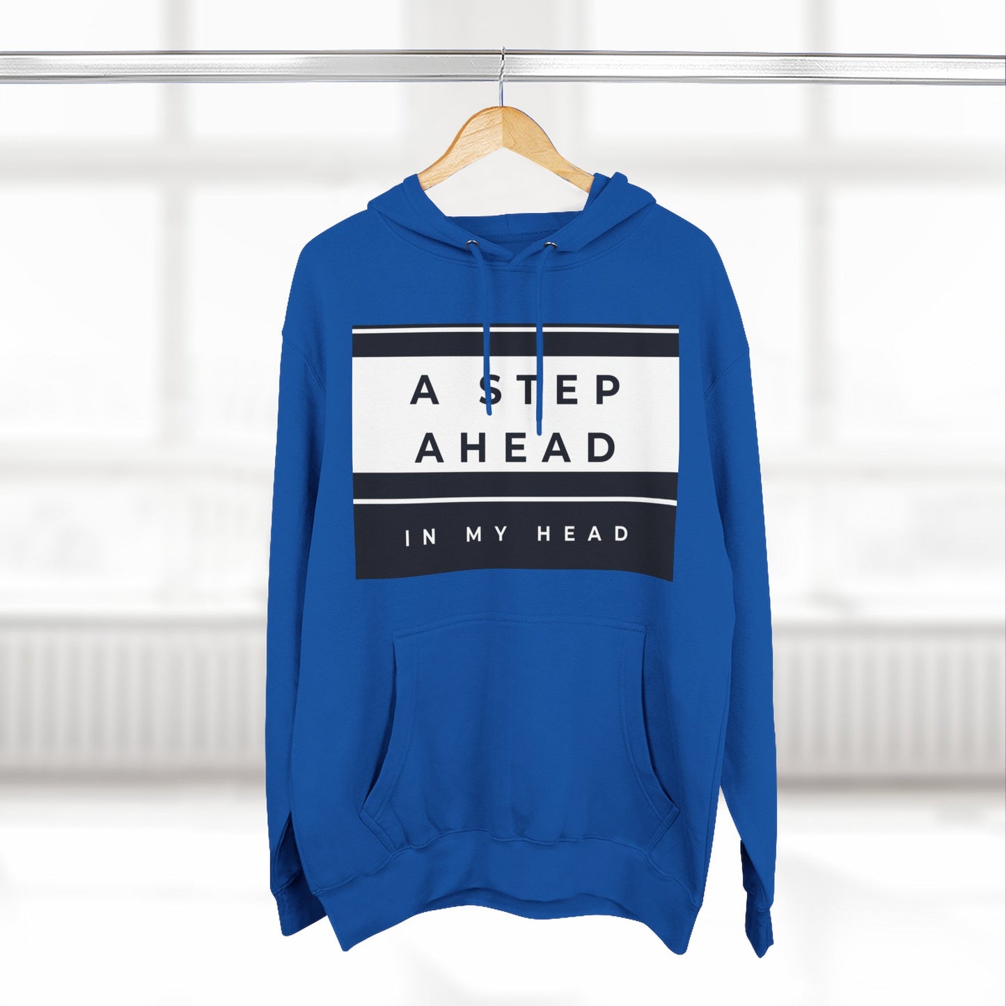 A Step Ahead Fleece Hoodie - Trendy Comfort Wear, Cozy Gift for Him/Her, Ideal for Casual Outfits, Streetwear, Cold Weather Fashion
