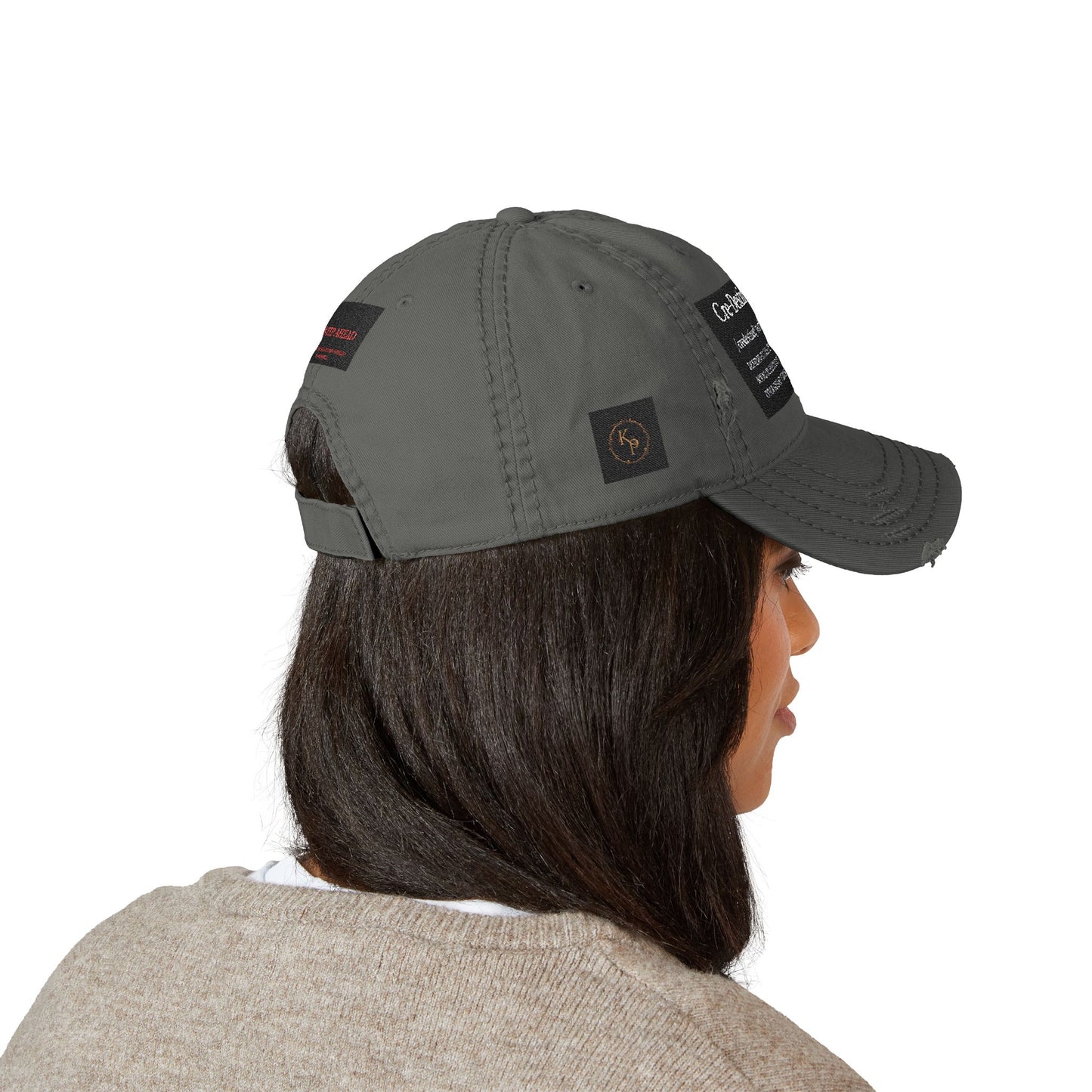 Distressed Dad Hat - Trendy Embroidered Cap for Casual Style, Unique Gift for Dads, Birthdays, Outdoor Adventures, Everyday Wear
