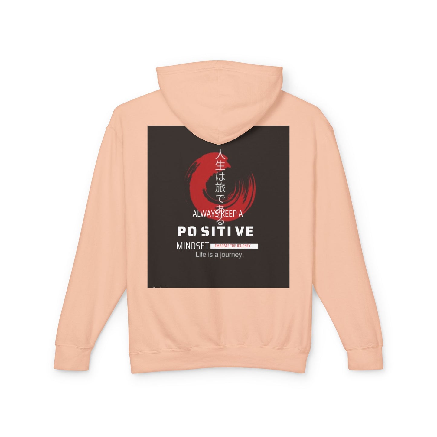 Positive Mindset Hooded Sweatshirt | Inspirational Gift, Unisex Apparel, Cozy Lightweight Hoodie, Motivational Fashion