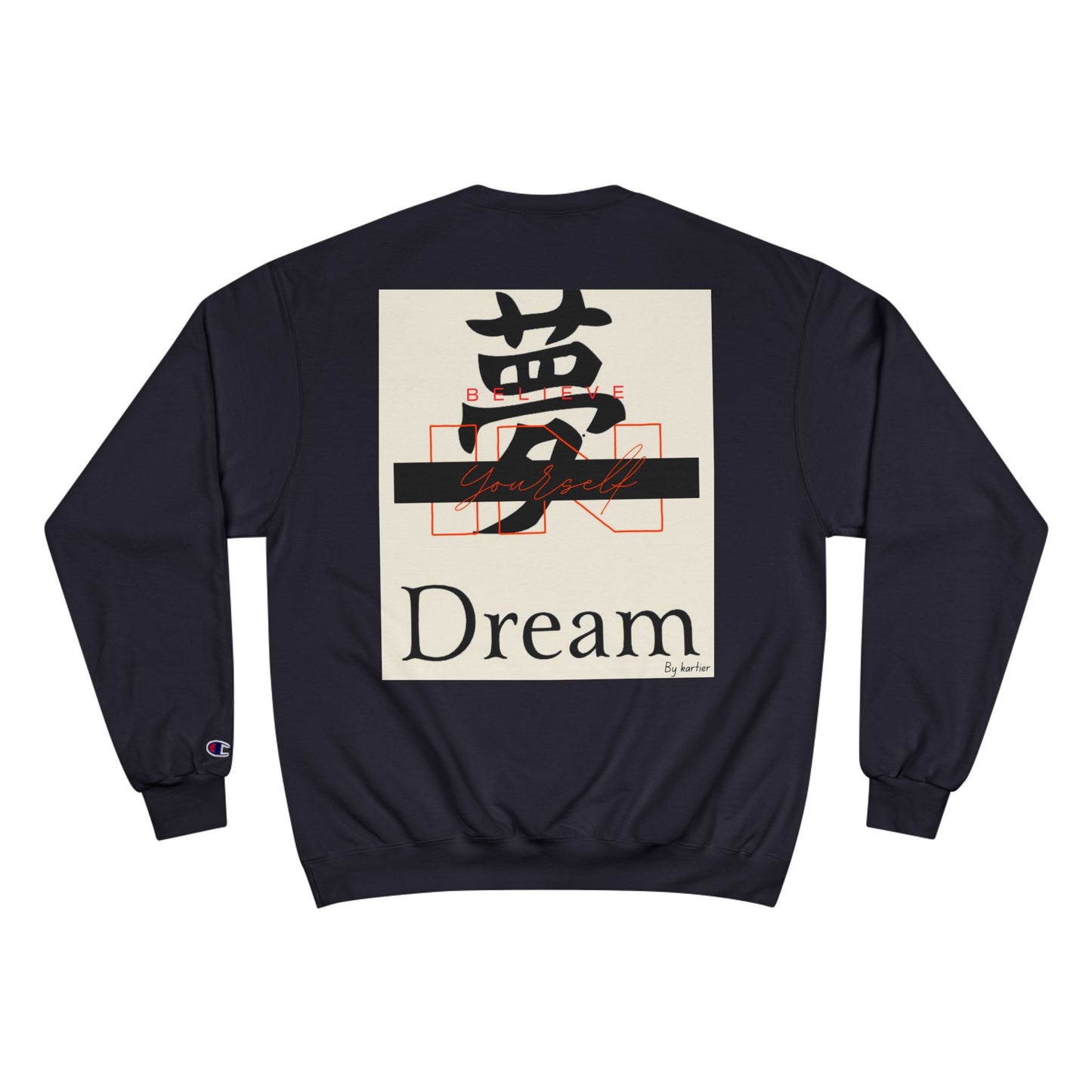 Inspirational Champion Sweatshirt for Dreamers, Motivational Apparel, Gift for Students, Yoga Sweatshirt, Casual Outfit