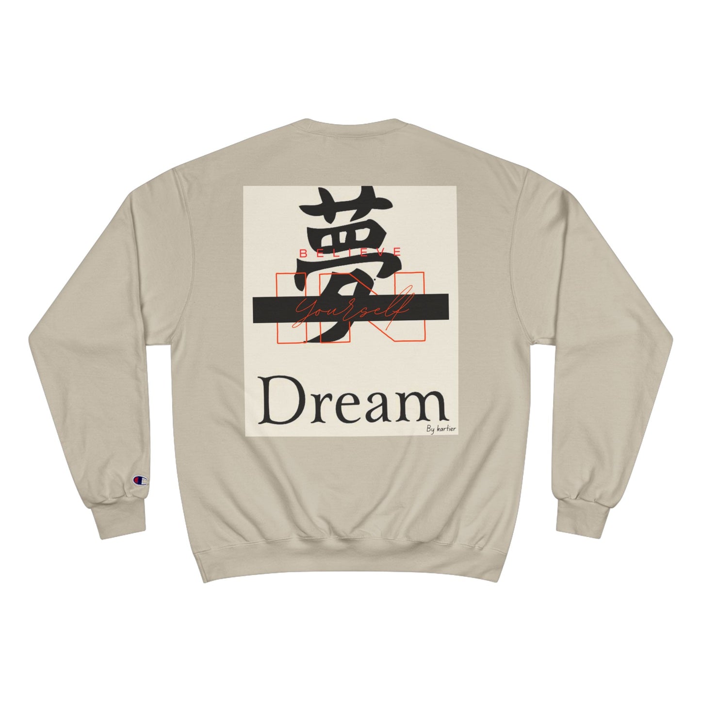 Inspirational Champion Sweatshirt for Dreamers, Motivational Apparel, Gift for Students, Yoga Sweatshirt, Casual Outfit