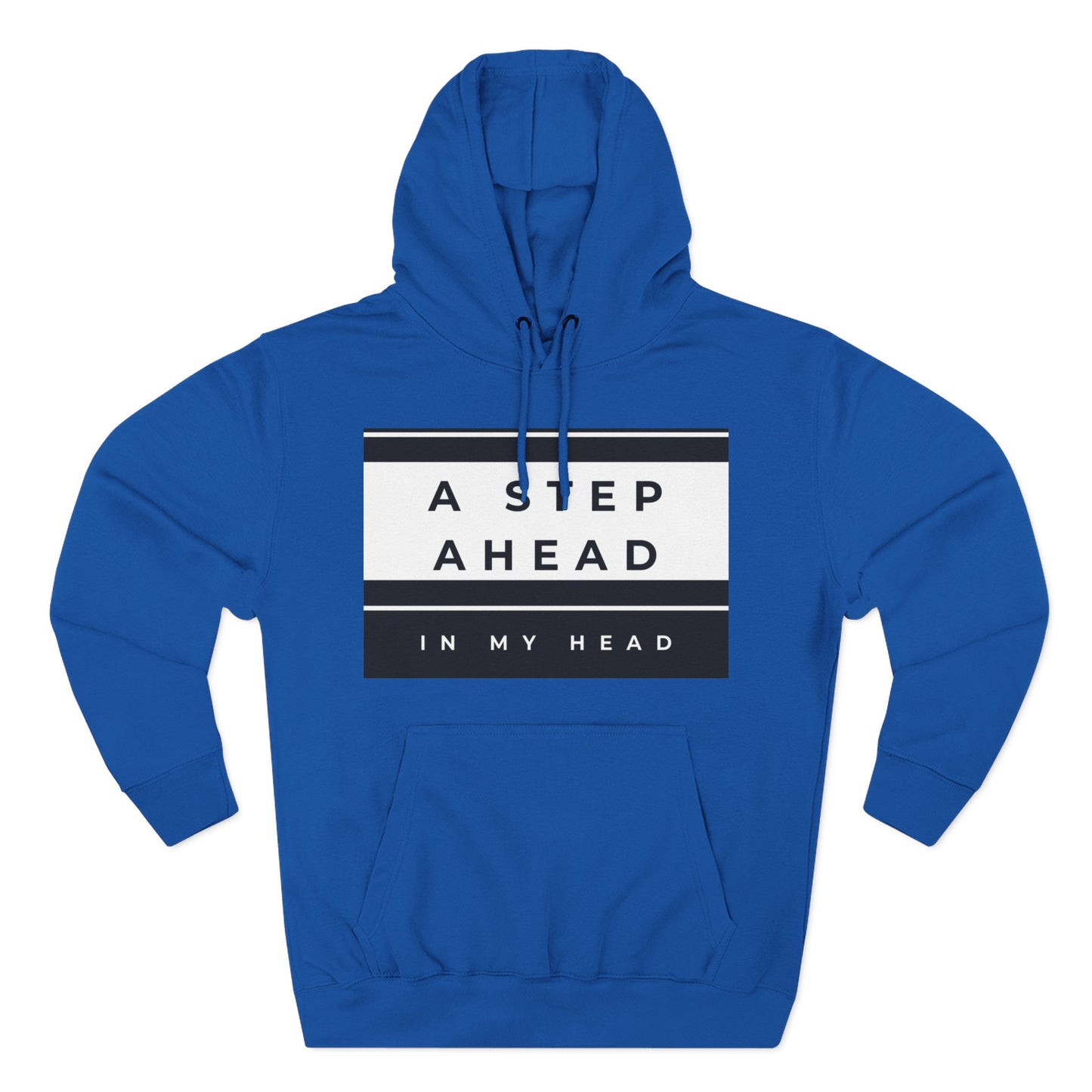 A Step Ahead Fleece Hoodie - Trendy Comfort Wear, Cozy Gift for Him/Her, Ideal for Casual Outfits, Streetwear, Cold Weather Fashion