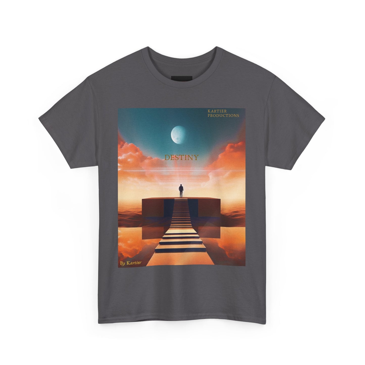 Dreamy Unisex Cotton Tee - Cre-Destined Graphic Tee, Inspirational Shirt, Artful Casual Wear, Gift for Dreamers, Unique T-Shirt