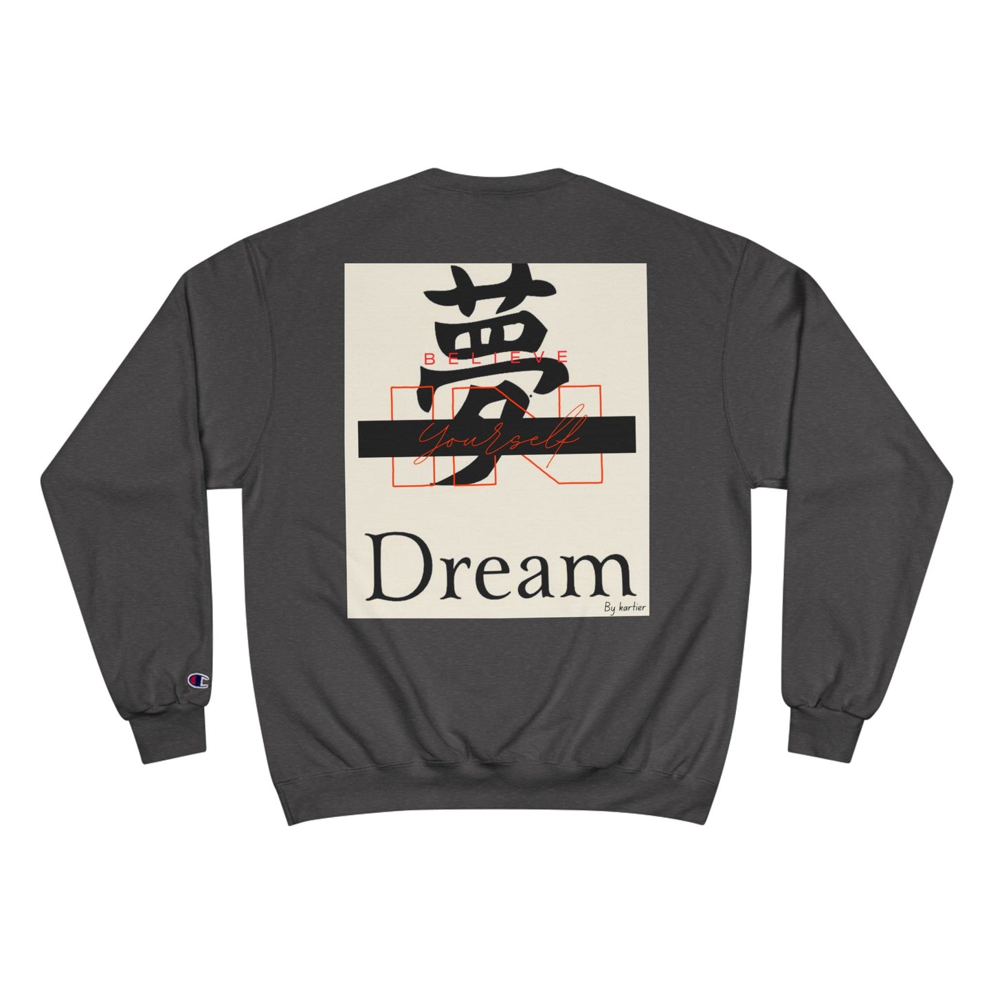 Inspirational Champion Sweatshirt for Dreamers, Motivational Apparel, Gift for Students, Yoga Sweatshirt, Casual Outfit