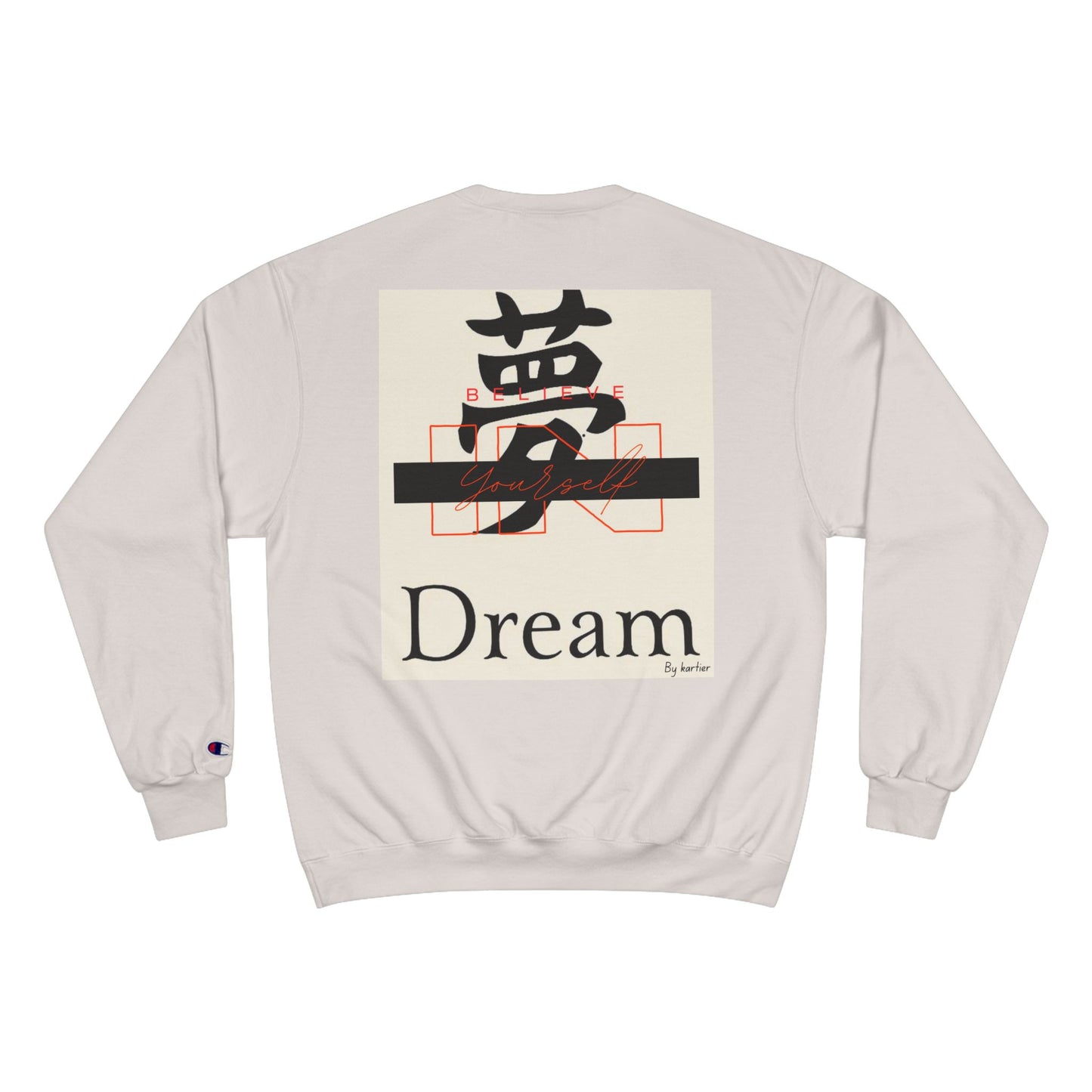 Inspirational Champion Sweatshirt for Dreamers, Motivational Apparel, Gift for Students, Yoga Sweatshirt, Casual Outfit
