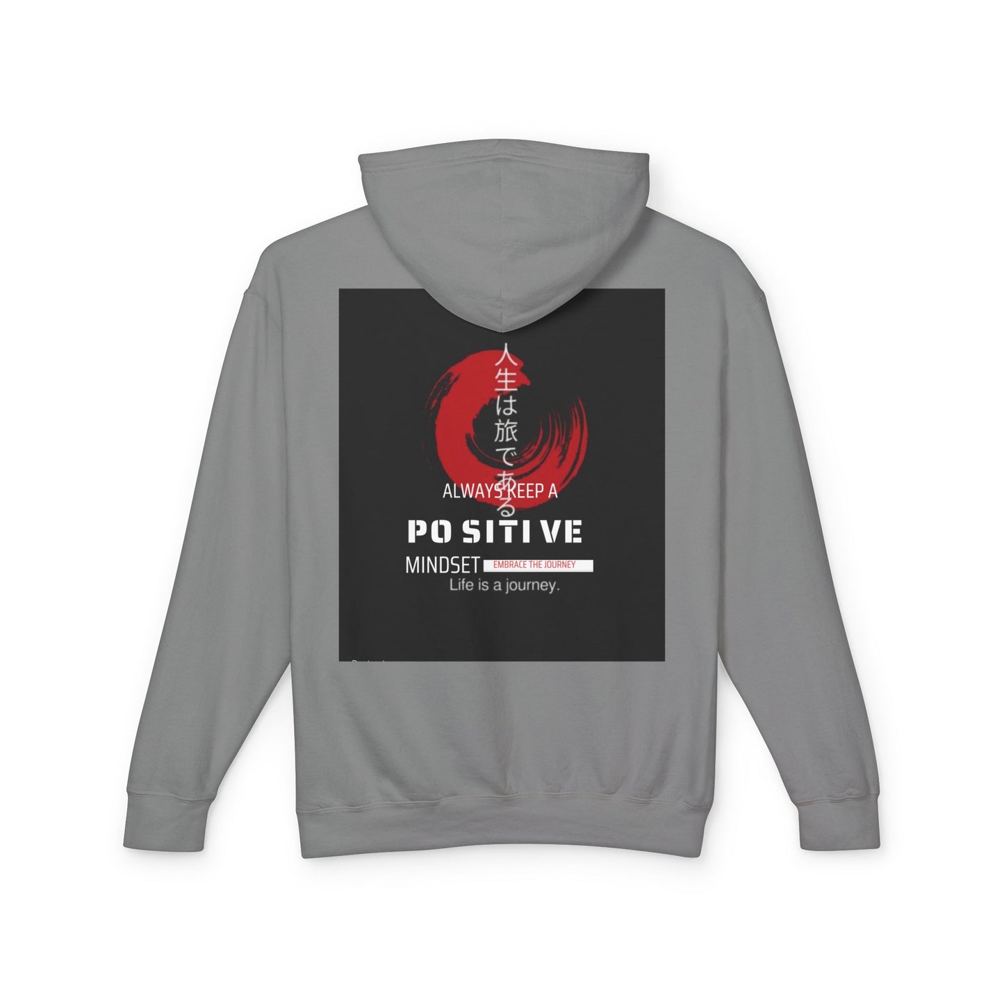 Positive Mindset Hooded Sweatshirt | Inspirational Gift, Unisex Apparel, Cozy Lightweight Hoodie, Motivational Fashion