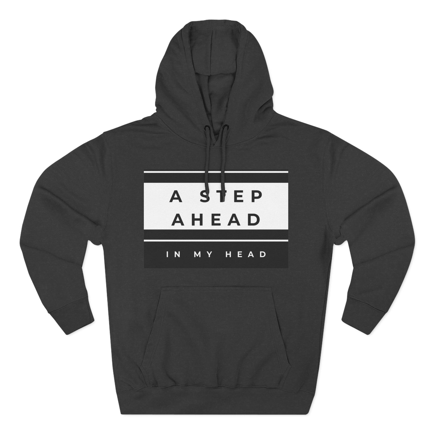 A Step Ahead Fleece Hoodie - Trendy Comfort Wear, Cozy Gift for Him/Her, Ideal for Casual Outfits, Streetwear, Cold Weather Fashion