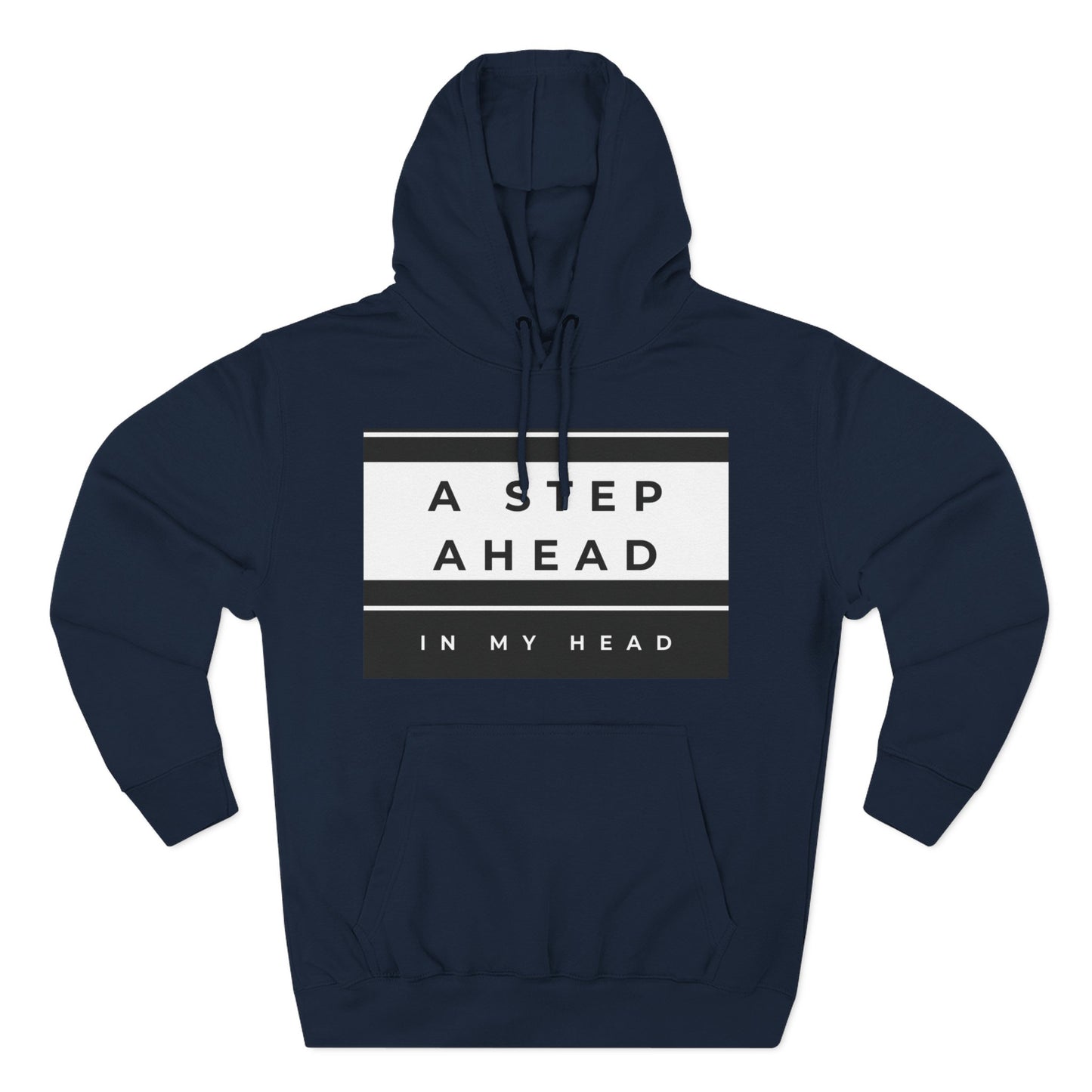 A Step Ahead Fleece Hoodie - Trendy Comfort Wear, Cozy Gift for Him/Her, Ideal for Casual Outfits, Streetwear, Cold Weather Fashion