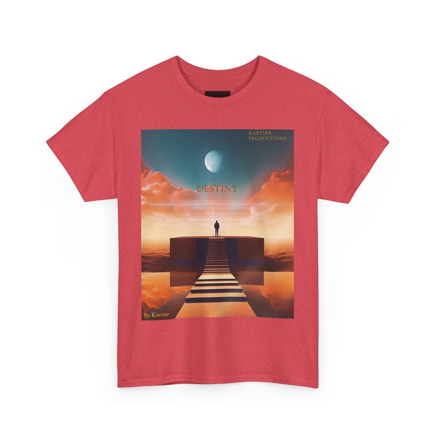 Dreamy Unisex Cotton Tee - Cre-Destined Graphic Tee, Inspirational Shirt, Artful Casual Wear, Gift for Dreamers, Unique T-Shirt