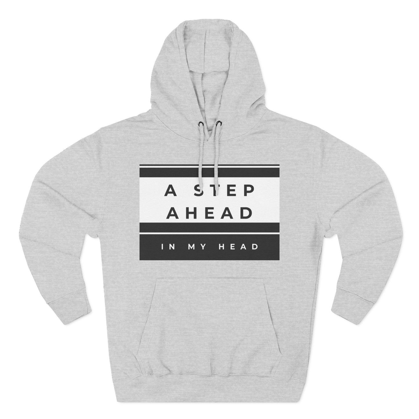 A Step Ahead Fleece Hoodie - Trendy Comfort Wear, Cozy Gift for Him/Her, Ideal for Casual Outfits, Streetwear, Cold Weather Fashion