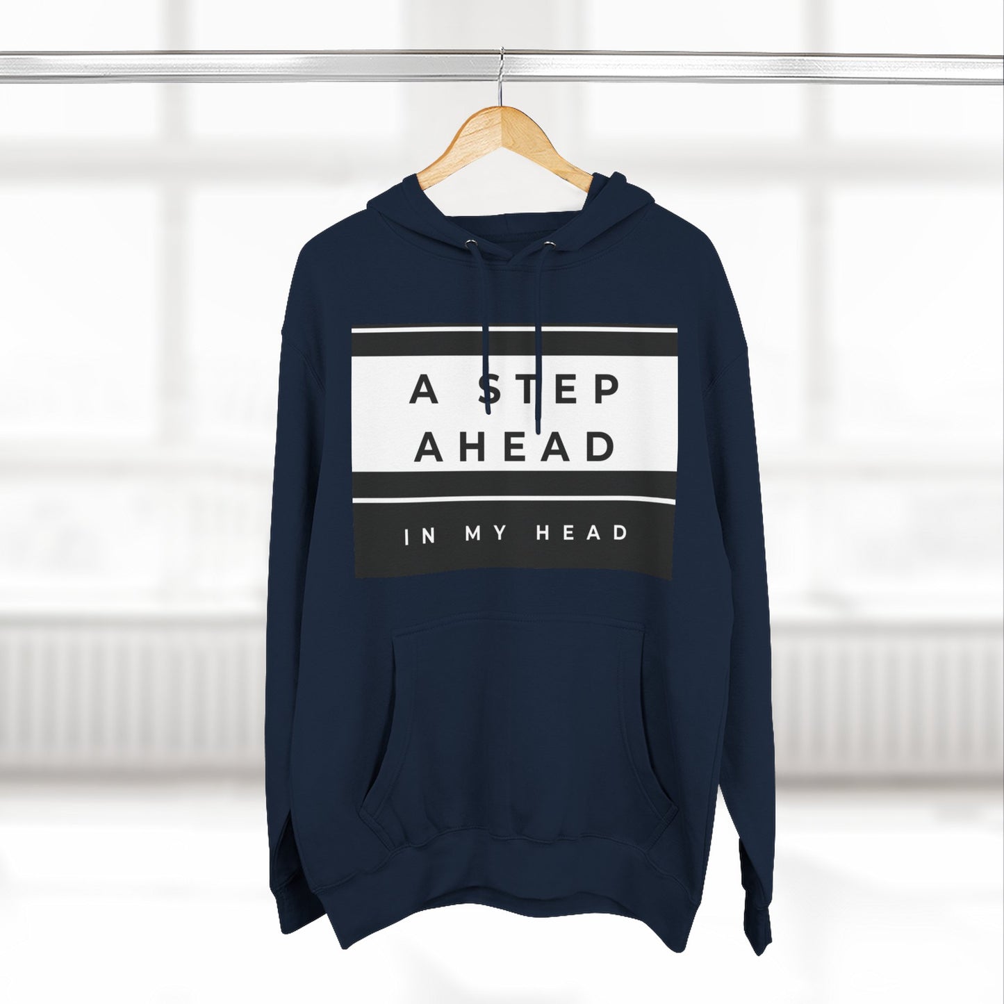 A Step Ahead Fleece Hoodie - Trendy Comfort Wear, Cozy Gift for Him/Her, Ideal for Casual Outfits, Streetwear, Cold Weather Fashion