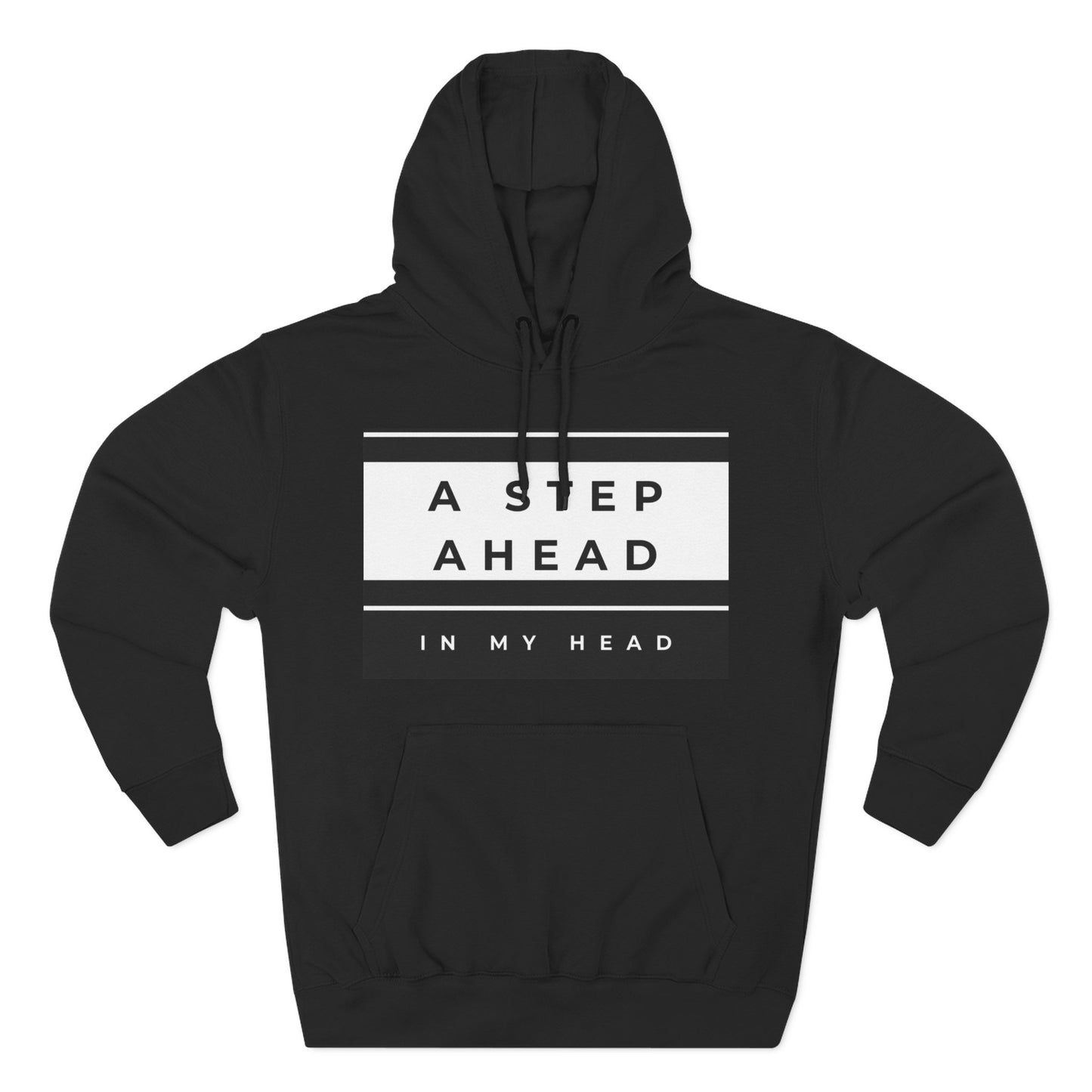 A Step Ahead Fleece Hoodie - Trendy Comfort Wear, Cozy Gift for Him/Her, Ideal for Casual Outfits, Streetwear, Cold Weather Fashion