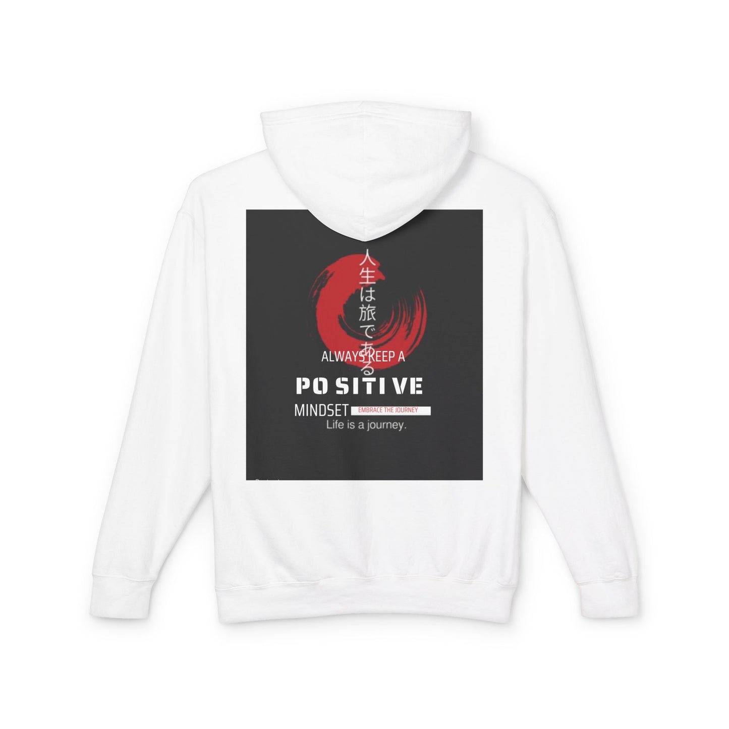 Positive Mindset Hooded Sweatshirt | Inspirational Gift, Unisex Apparel, Cozy Lightweight Hoodie, Motivational Fashion