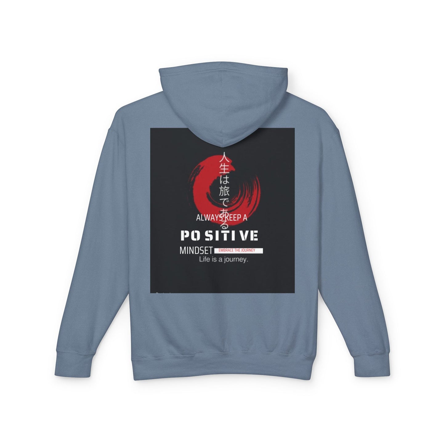 Positive Mindset Hooded Sweatshirt | Inspirational Gift, Unisex Apparel, Cozy Lightweight Hoodie, Motivational Fashion