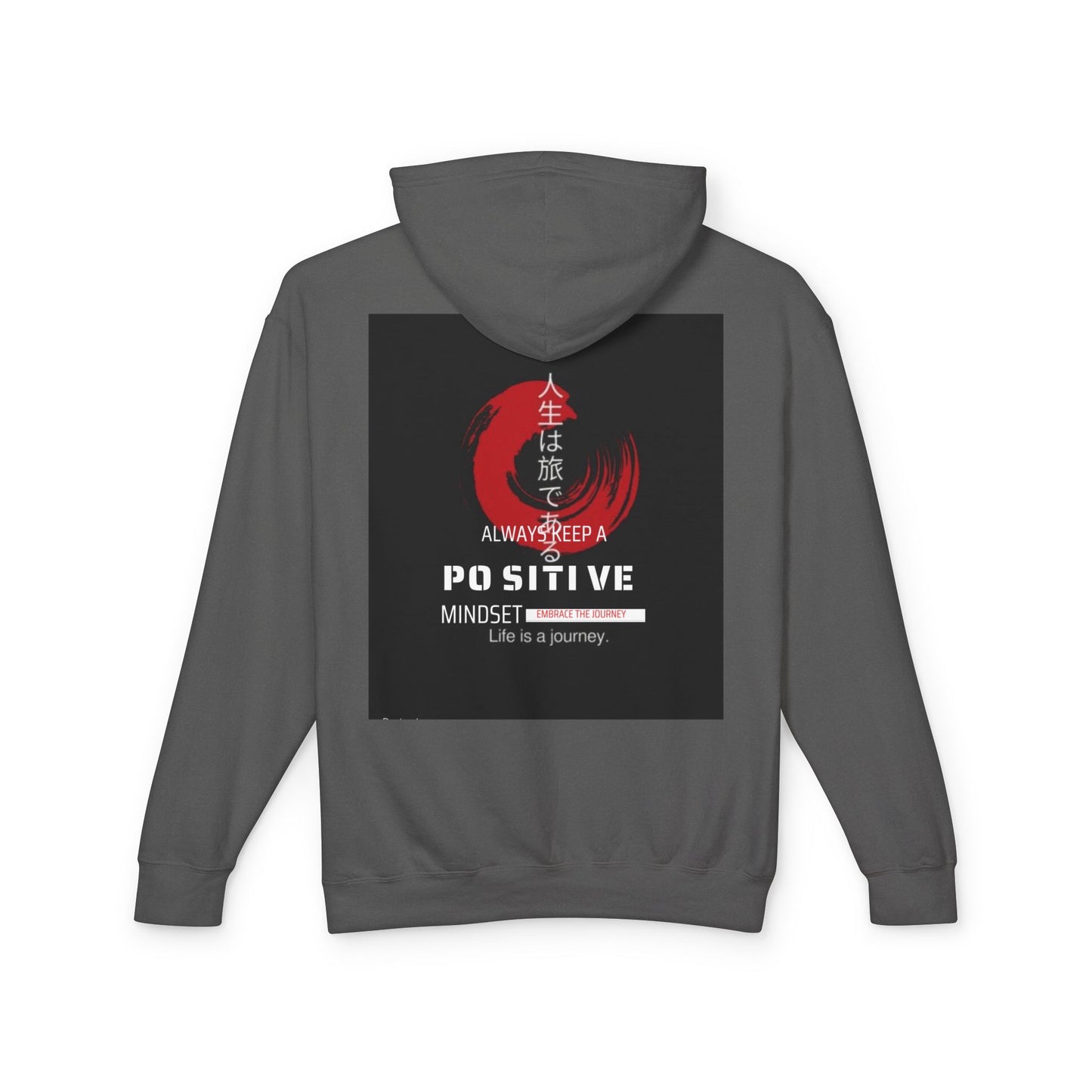 Positive Mindset Hooded Sweatshirt | Inspirational Gift, Unisex Apparel, Cozy Lightweight Hoodie, Motivational Fashion