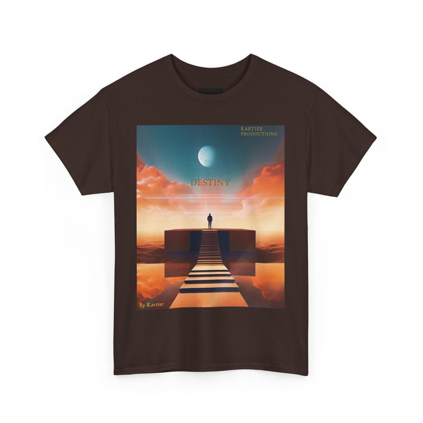 Dreamy Unisex Cotton Tee - Cre-Destined Graphic Tee, Inspirational Shirt, Artful Casual Wear, Gift for Dreamers, Unique T-Shirt